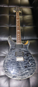 PRS SE Custom 24 - Charcoal Quilt