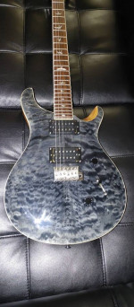 PRS SE Custom 24 - Charcoal Quilt
