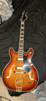 Hagstrom '67 Viking II Limited-Edition Hollowbody Electric Guitar Vintage Sunbur