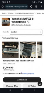 Yamaha motif xs8 FIRST GRAND