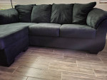 Black Sofa Chaise
