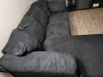 Black Sofa Chaise