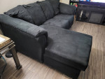 Black Sofa Chaise