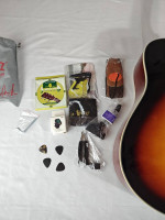 Brand NEW Brand NEW (Neck Damaged) Spruce 41 inch Guitar Bundle for Ad