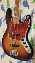 Fender MIM Jazz bass with block inlays
