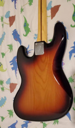 Fender MIM Jazz bass with block inlays