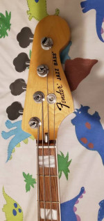 Fender MIM Jazz bass with block inlays