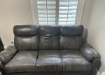 Reclining sofa and love seat
