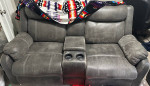 Reclining sofa and love seat