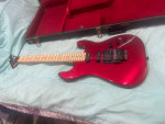 80s Charvel Jackson Model 4 4m Metallic Red electric guitar