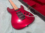 80s Charvel Jackson Model 4 4m Metallic Red electric guitar