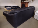 Leather Sofa Black