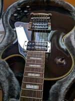 NEW! 2009 Epiphone Custom Shop Limited Edition LES PAUL Ebony/Chrome