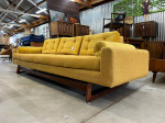 Mid Century Modern Adrian Pearsall Platform Sofa Newly Upholstered