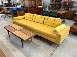 Mid Century Modern Adrian Pearsall Platform Sofa Newly Upholstered