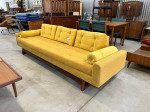 Mid Century Modern Adrian Pearsall Platform Sofa Newly Upholstered