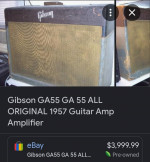 1956 Gibson GA-55 Tube amplifier