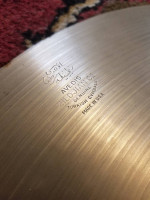 Zildjian 20" Avedis Ride Cymbal 1970s logo