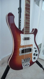 Vintage early 90s Fireglo Rickenbacker 4003 Bass Guitar