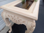 Antique Modern MCM Sofa Entry Table