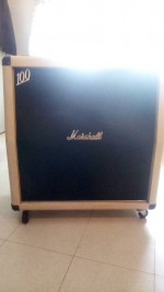 Marshall 4x12 cab "white tolex"