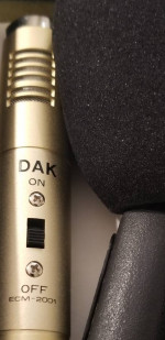 DAK Electret Condenser Shotgun Microphone No 5245 F*S Brand NEW