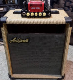Vintage Looking Tweed Guitar Cab