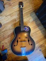 Nardan vintage archtop semi acoustic guitar