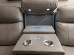 Serena Taupe leather Sofa