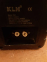 KLH 2 way indoor/outdoor  100 watts  model 980