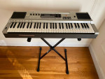 Casio CT-7000 Keyboard Piano Synth Vintage 1983 Made in Japan & Stand