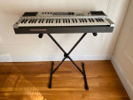 Casio CT-7000 Keyboard Piano Synth Vintage 1983 Made in Japan & Stand