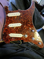 Fender Strat Vintage 50's Alnico, custom loaded pickguard