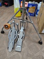 Matched 80's Ludwig Speed King & Spur-Loc Pedals