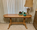 Oak Surfboard Style Sofa Table