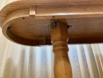 Oak Surfboard Style Sofa Table