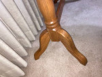 Oak Surfboard Style Sofa Table