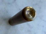 Vintage 1930s/40s solid brass guitar slide, Roy Smeck
