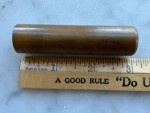 Vintage 1930s/40s solid brass guitar slide, Roy Smeck