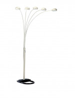 NEW MCM Style WHITE Spider Floor Sofa Lamp with dimmer