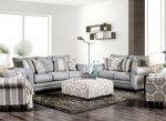 Gray Misty Sofa/love Set with pillows Retail Over $3000