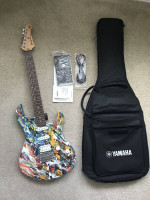 Yamaha Electric Guitar with Custom Paint