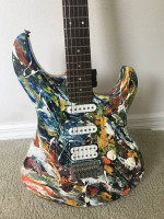 Yamaha Electric Guitar with Custom Paint