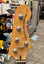 Squire Affinity Precision Bass V Shoreline Gold Electric Bass Guitar $300 Firm