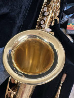Very Nice Gold TENOR Saxophone with New Box of Reeds $400 Firm