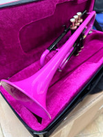 Nice Pink and Black Brass Trumpet with New Mouthpiece $200 Firm