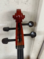 WACO 4/4 Full Size Gloss Cello with New Bow, Digital Tuner, Extra Strings $440 F