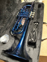 Beautiful Royal Blue Trumpet with New Mouthpiece $200 Firm