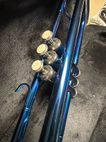 Beautiful Royal Blue Trumpet with New Mouthpiece $200 Firm