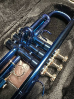 Beautiful Royal Blue Trumpet with New Mouthpiece $200 Firm
